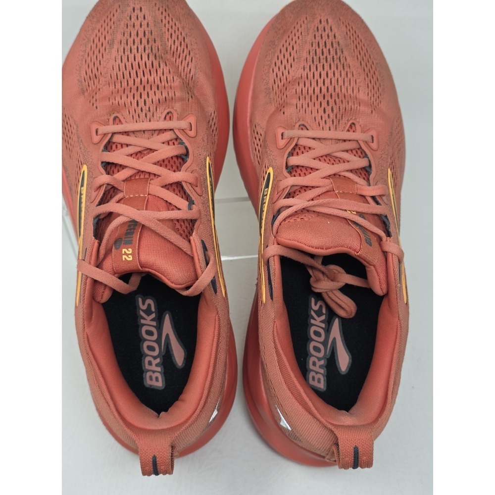 Brooks Glycerin 22 Burnt Sienna/Orange Running Shoes Mens Size 12 110445 1D 637 - Picture 10 of 13
